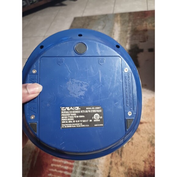 Craig CD6917B CD Boombox - Picture 3 of 3